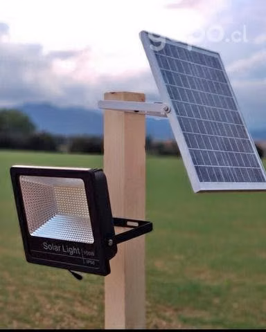 Foco solar 200 watts luz fija