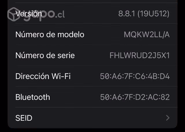 Iwatch serie 3, 38mm, usado