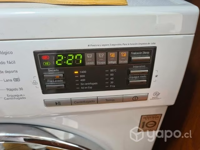 lavadora secadora impecable