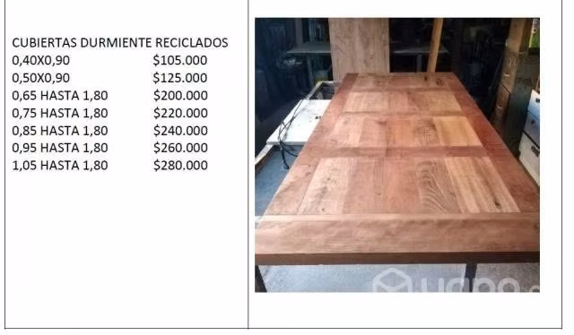 Cubiertas, Puertas y Muebles Metal Madera
