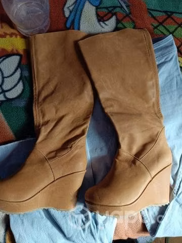 Botas de cuero talla 38 - Imagen 2