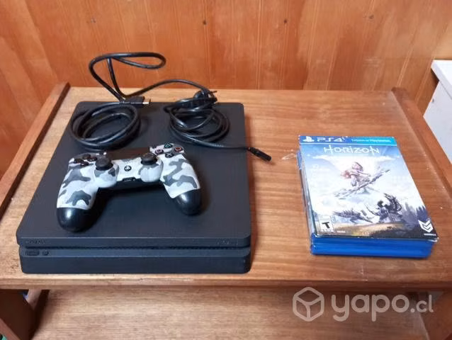 Ps4 Slim 1 tb + Mando + 10 Juegos