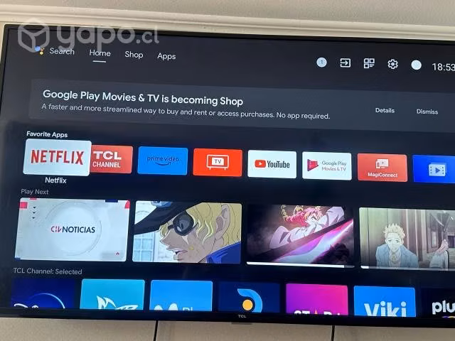 Android tv tcl 55