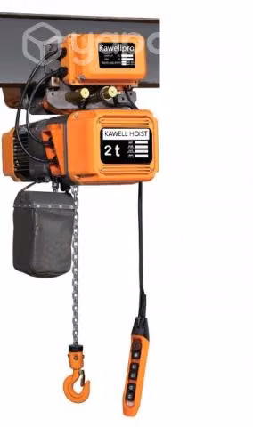 Tecle eléctrico Industrial con carro 2 Ton x 6 mts