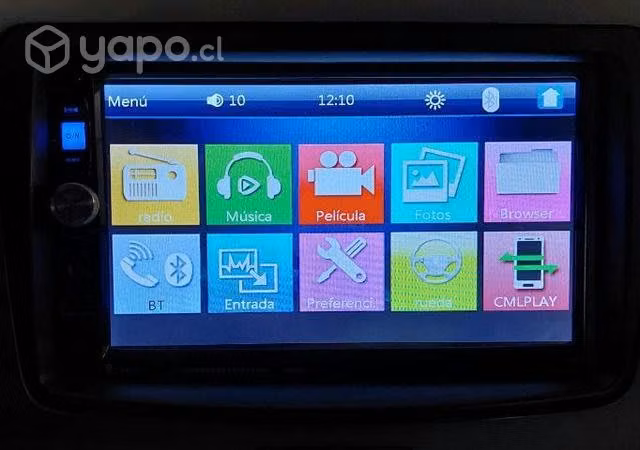 Radio pantalla bluethoo 7 pulgadas