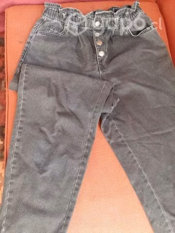 Mom jeans only color negro