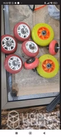 Lote de ruedas siliconas patines skate