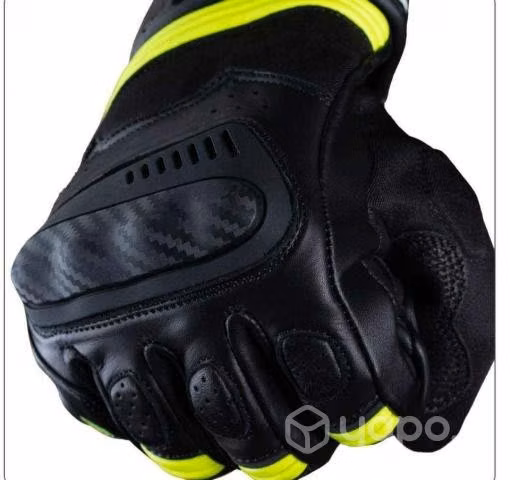 Guantes para moto armad gear alpine cuero panel to - Imagen 3