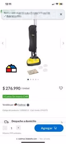 Enceradora y aspiradora kracher fp303