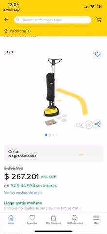 Enceradora y aspiradora kracher fp303
