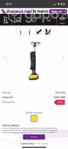 Enceradora y aspiradora kracher fp303
