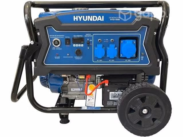 Generador Eléctrico Hyundai Bencinero 8300w