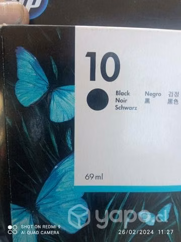 Packs de tintas hp 11 colores originales y Black