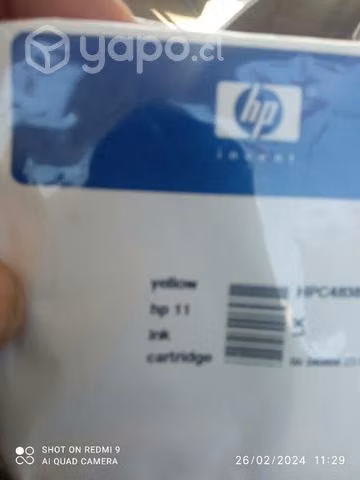 Packs de tintas hp 11 colores originales y Black - Imagen 4