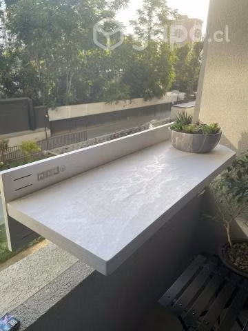 Mesa para baranda de vidrio - Imagen 2