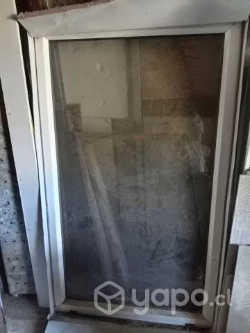 Ventana de 84 x 148, de aluminio blanco