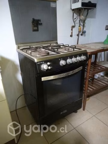 Cocina a gas eur060 black ursus trotter