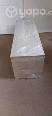 Mesa de centro enchape melamina gris