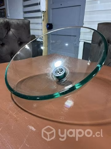 Lavamos sobre puesto vidrio