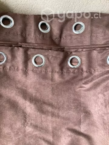 Cortinas gruesa símil gamuza - Imagen 2