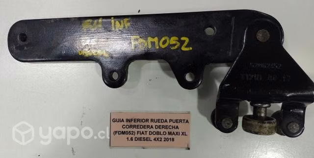 Guía Inferior Rueda Puerta Corredera Derecha FIAT
