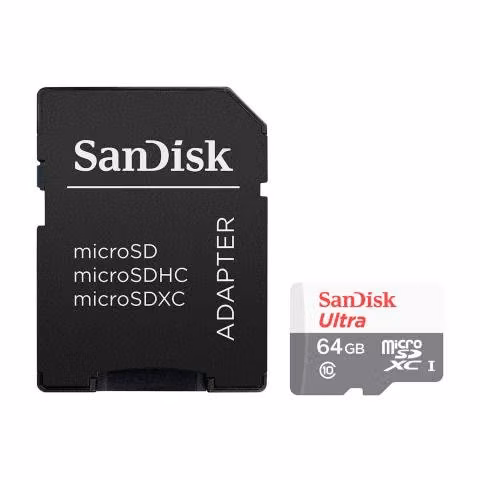Tarjeta De Memoria MicroSD 64Gb Sandisk Adaptador - Imagen 4