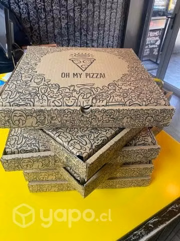 Cajas de pizza por mayor excelente cartón