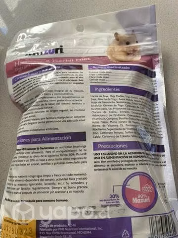 Alimento hámster mazuri