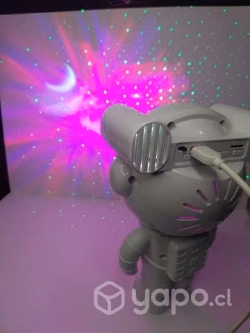 Astronauta projector de luces. Y parlante
