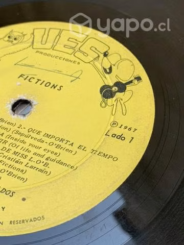 Vinilo los vidrios quebrados / fictions lp / 1967