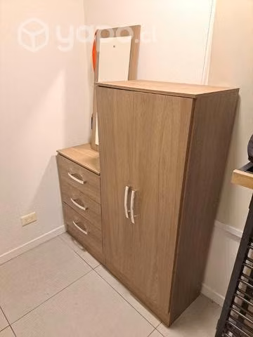 Peinadora con espejo tipo closet