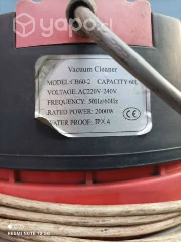 Aspiradora Profesional Modelo CB60 2 Motores 2000W