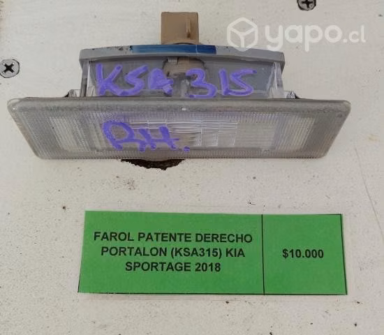 Farol Patente Der Portalon (KSA315) Kia Sportage