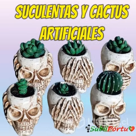 Espectaculares Suculentas y Cactus Artificiales