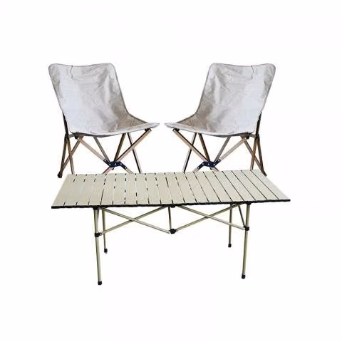 Pack Sillas plegable para camping 6181 + mesa port