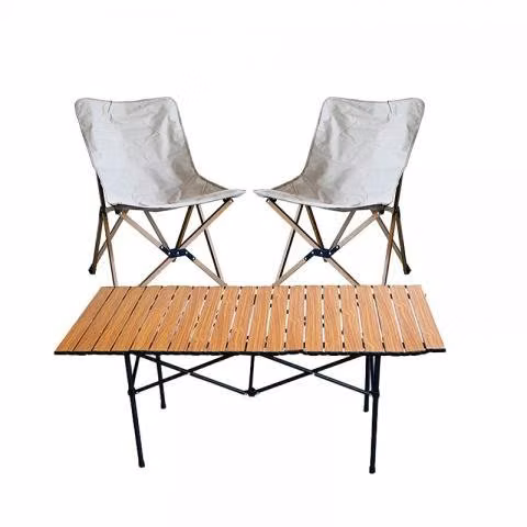 Pack Sillas plegable para camping 6181 + mesa port