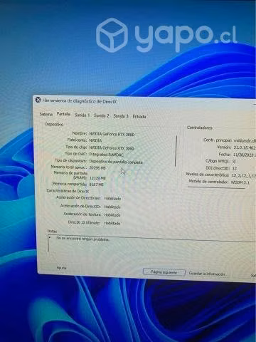Pc gamer RTX 3060 con Monitor