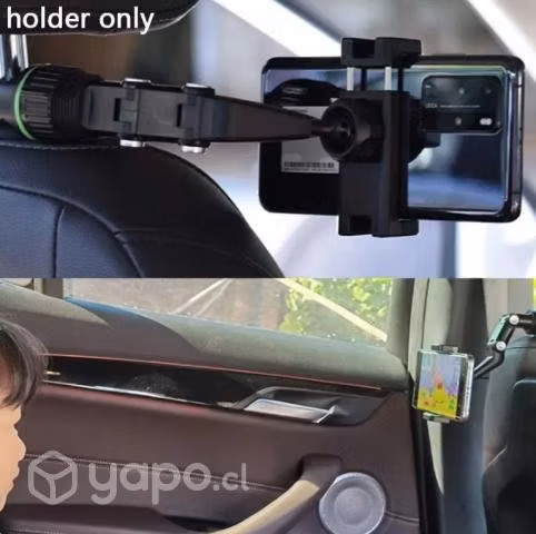 Soporte Celular Auto Retrovisor Universal De 360º - Imagen 5