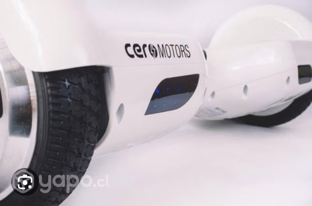 Patín eléctrico cero motors blanco