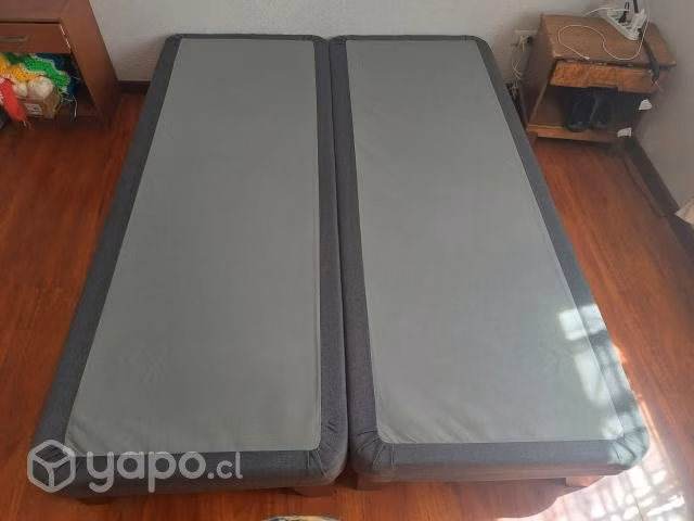 Cama Europea CIC super premium 2 plazas base div