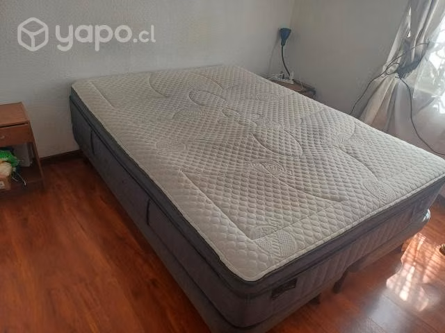 Cama Europea CIC super premium 2 plazas base div
