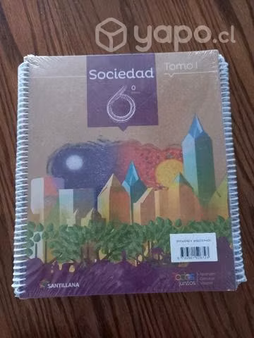Pack Sociedad 6to básico Santillana