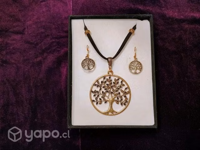 Set de joyas arbol de la vida