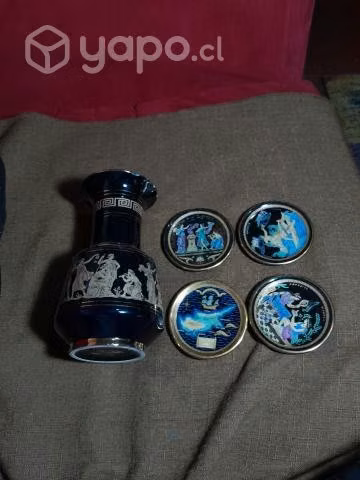 Juego de Loza Griega con oro 24K
