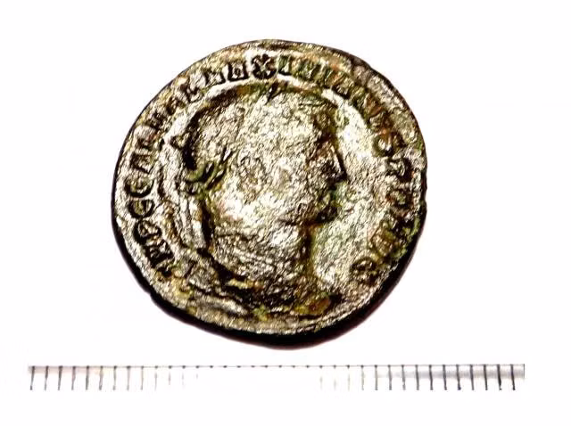 Moneda Romana Emp. Galerius Maximianus, 308 D.c