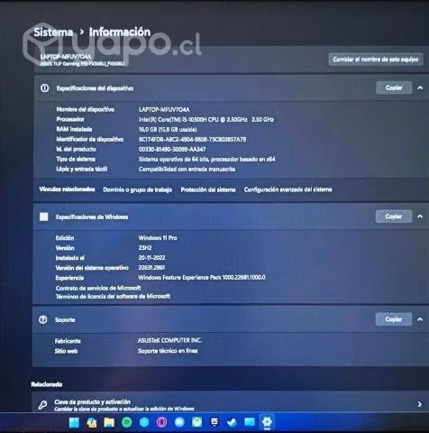 Asus TUD Gaming F15 - Imagen 2