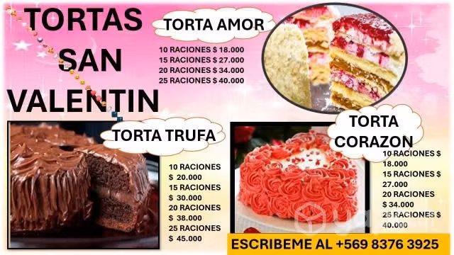 Tortas san valetin