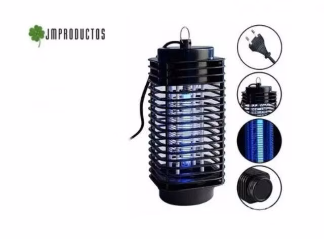 Lampara Mata Mosquitos Moscas Zancudos Con Luz Uv