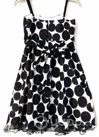 Vestido No Elástico Marca Maurices Xs Blanco Negro - Imagen 2