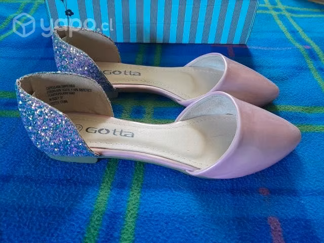 Balerinas GOTTA rosas talla 37 - Imagen 2